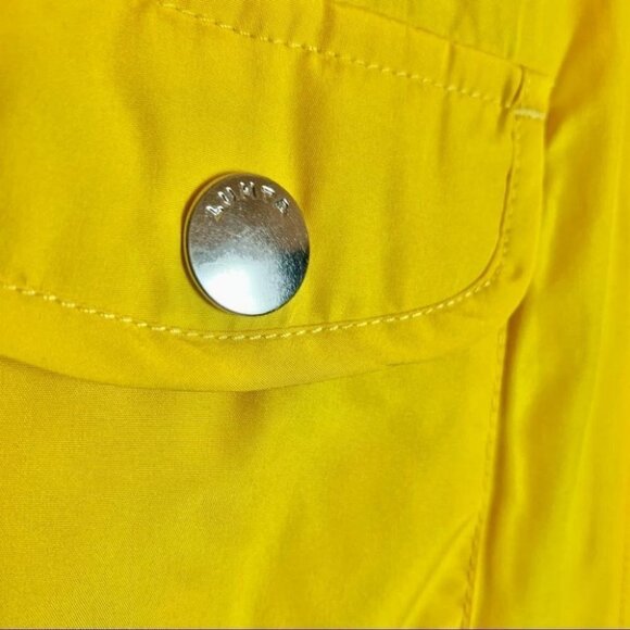COLUTHA YELLOW SLEEVELESS WINDBREAKER SPRING OUTDOOR JACKET WOMEN SIZE SMALL - Picture 12 of 15